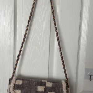 Stylish Brown and Cream Women Bag